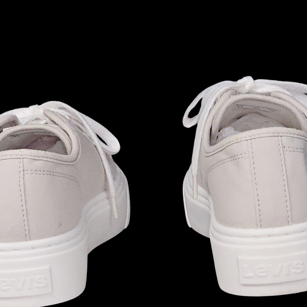 Levi's Classic Platform Size 8.5 Tan W/White Soles Sneakers - Picture 4 of 9